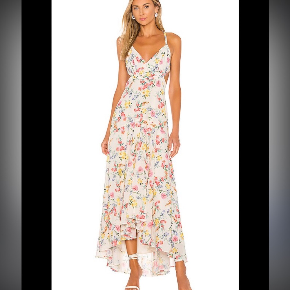 Yumi Kim Multicolor Floral Maxi Dress